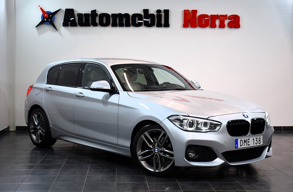 BMW 125 BMW 125 M-Sport Automat läder nybesiktigad