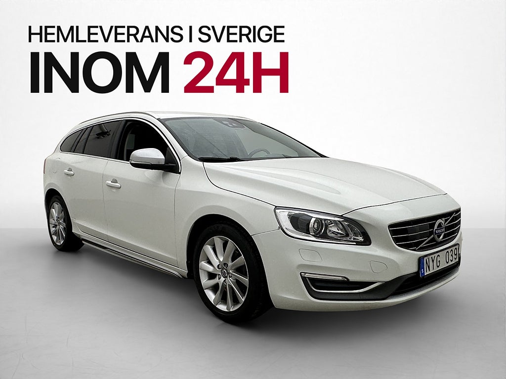 Volvo V60 D3 Summum Värmare BLIS Läder P-Sensorer VOC Drag