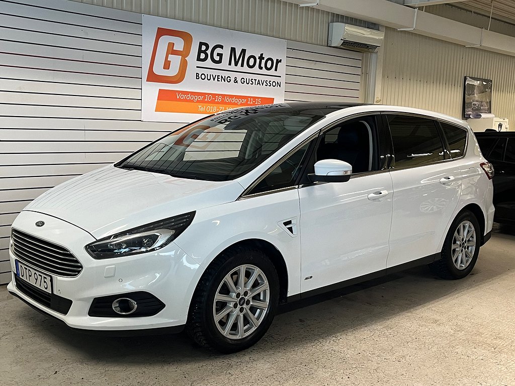 Ford S-Max 2.0 TDCi 180HK AWD Aut Business Drag/Värmare/7sit