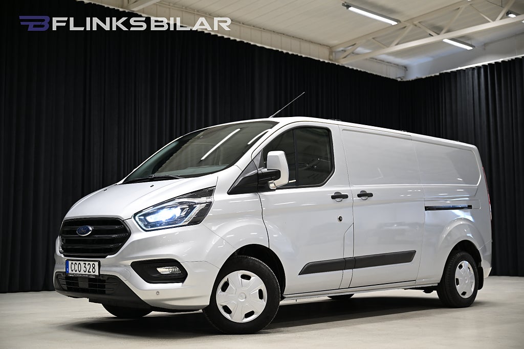 Ford Transit Custom Custom 130HK L2|Servicebil|Dubbeldörr|Inredd|Moms|SeUtr