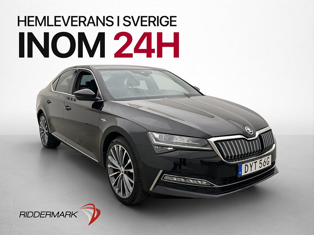 Skoda Superb iV 1.4 218hk L&K Värm Skinn Kamera Cockpit Drag