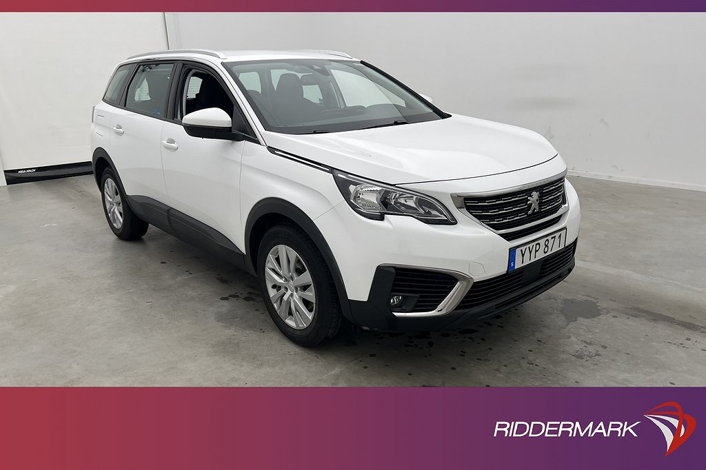 Peugeot 5008 1.2 PureTech 130hk Active 7-Sits Sensorer Drag