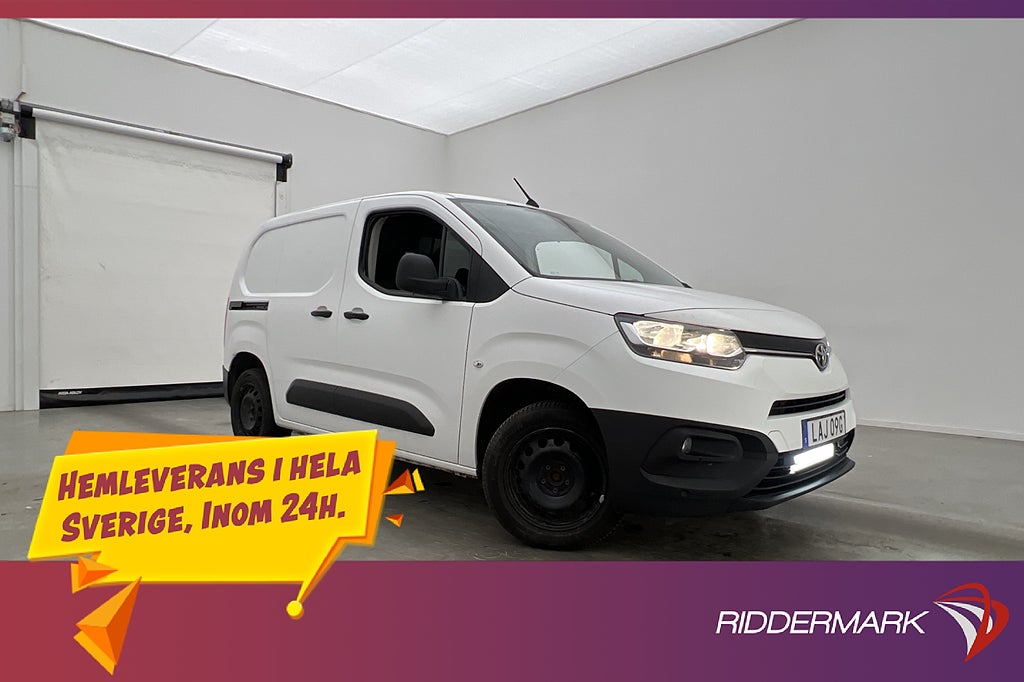 Toyota proace-city Värm Drag B-Kamera V-Inredd CARPLAY Moms