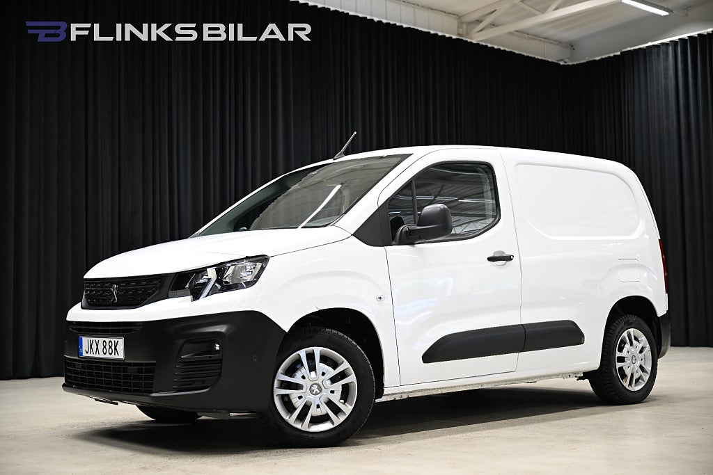 Peugeot Partner 1.5 BlueHDi 102HK Drag|FjärrstyrdVärmare|Lågmil|Leasbar