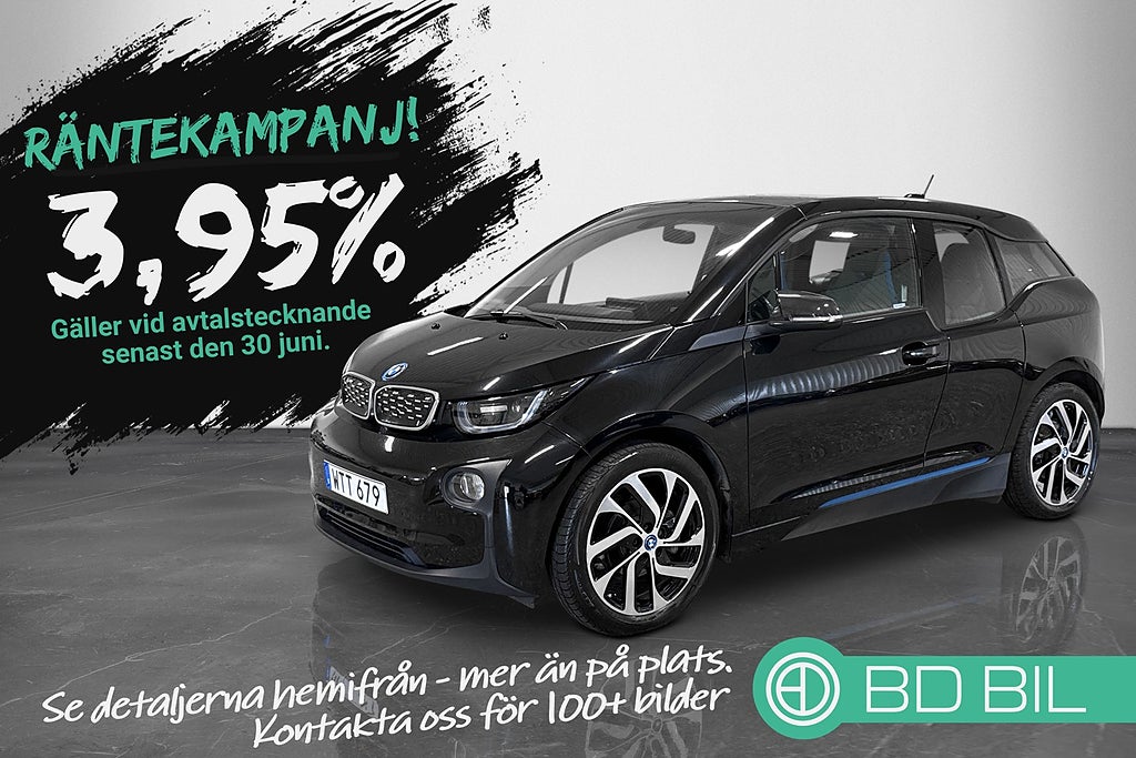 BMW i3 94 Ah REX KAMPANJ 3,95% RÄNTA