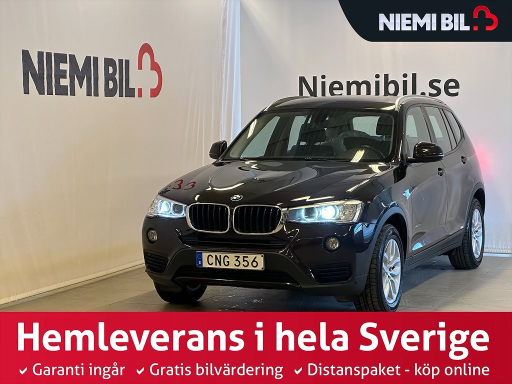 BMW X3 xDrive20d Steptronic S&V-däck/Psens/Harman Kardon