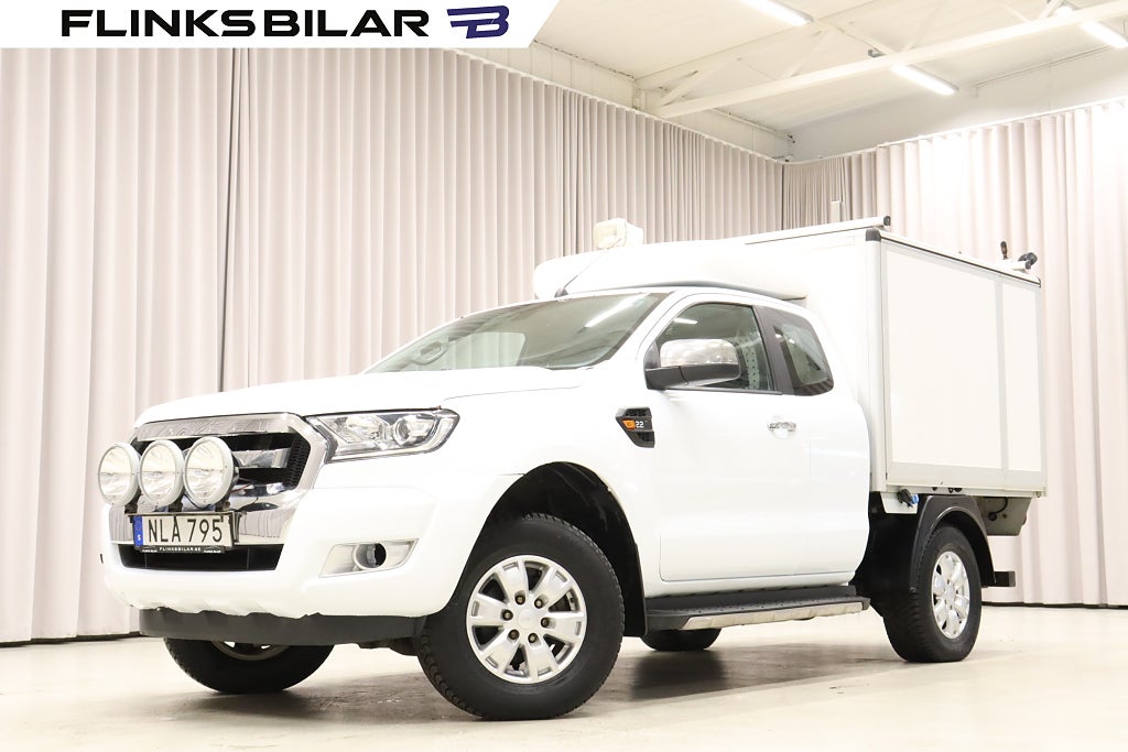 Ford ranger 160HK Servicebil|Inredd|VärmeiskåpInverter|Moms