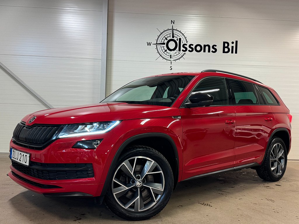 Skoda Kodiaq 2.0TSI 4x4 Sportline Aut Drag Värmare Canton