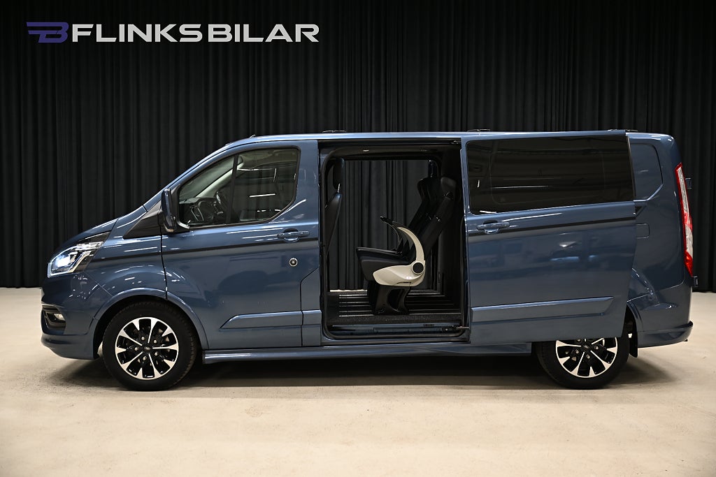 Ford transit Custom 185HK Automat|Sport|Dubbelhytt|Dubbeldörr|SeUtr!
