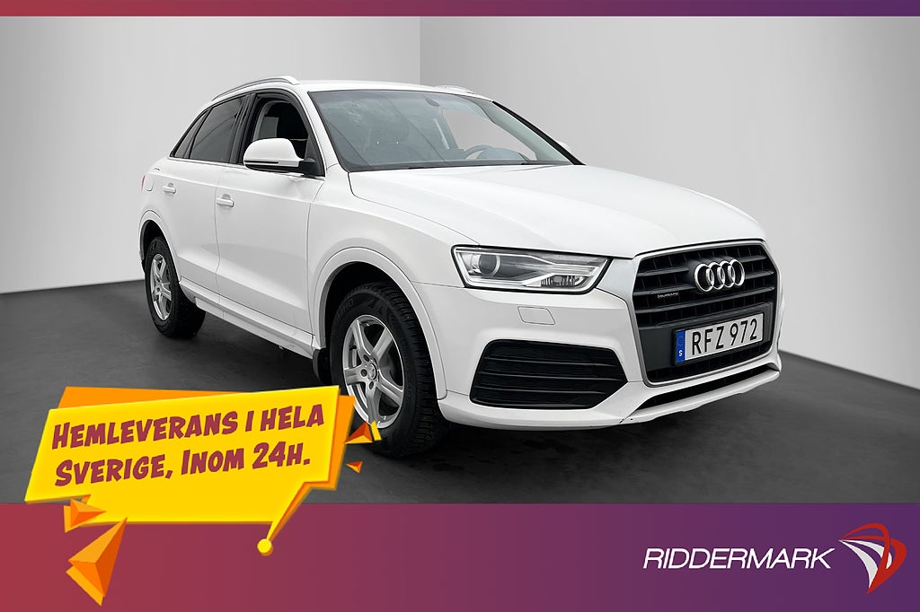 Audi Q3 2.0 TDI 150hk Quattro Sportstolar Keyless P-Sensorer