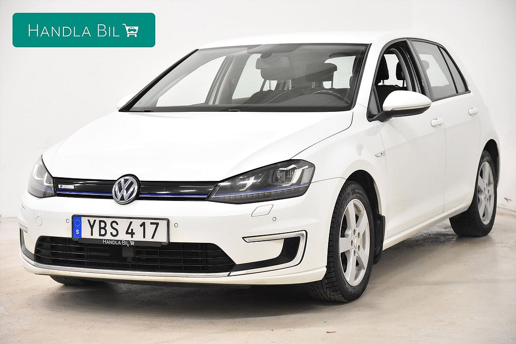 Volkswagen E-Golf Carplay Navi B-kam SoV-hjul 115hk