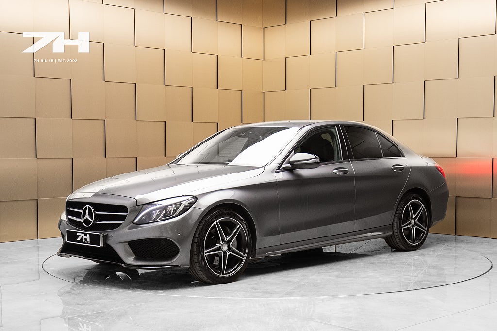 Mercedes-Benz C 220 d 4MATIC AMG / Burmester® / Ränta 3.99% / Kamera