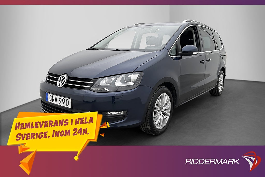 Volkswagen Sharan TDI 140hk 7-Sits Pano Dynaudio El-Dörrar