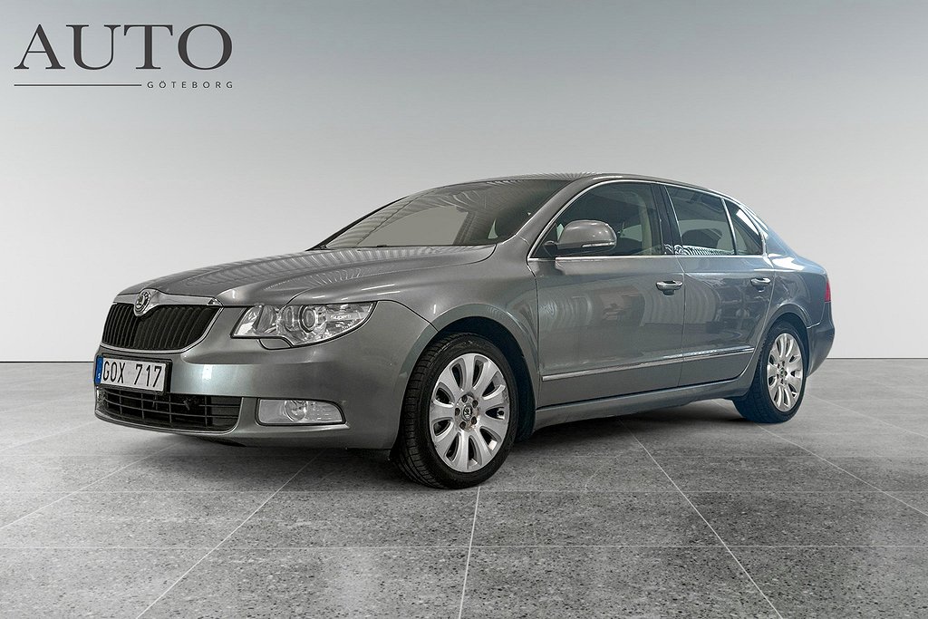 Skoda Superb 2.0 TDI Dragkrok S&V-Hjul Sedan AUX Automat 