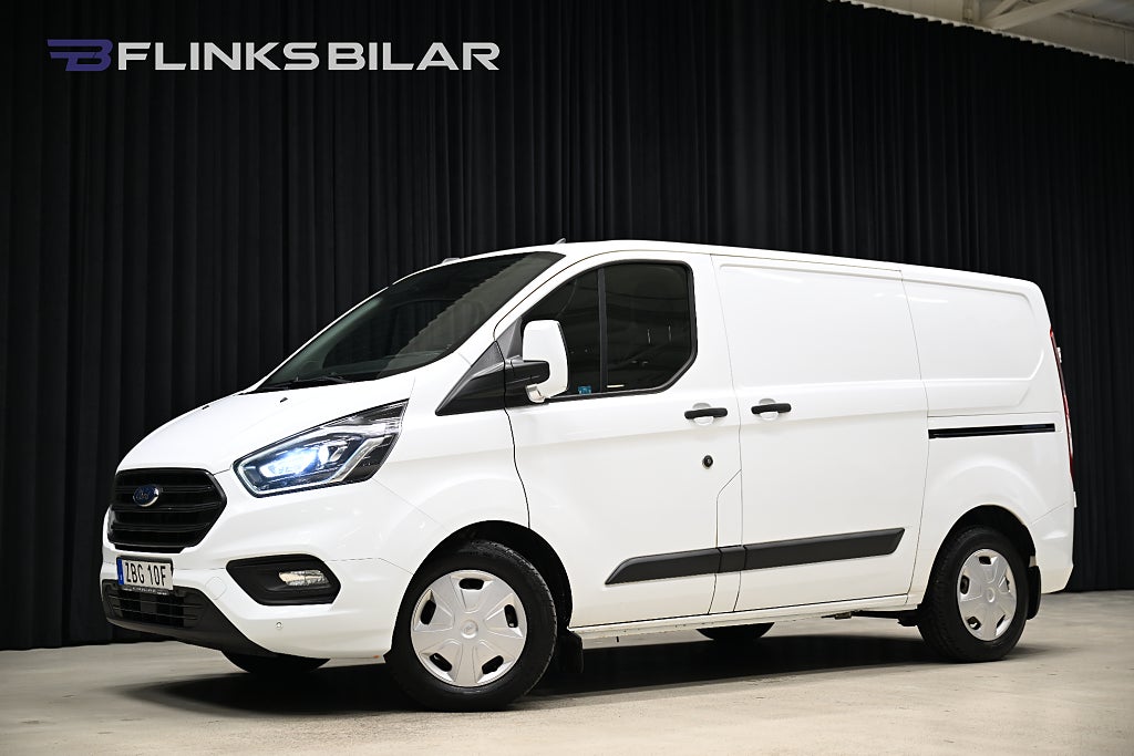Ford Transit Custom Custom 130HK Automat|Servicebil|Inredd|Dubbeldörr|SeUTR