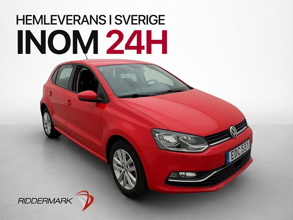 Volkswagen Polo 1.2 TSI 90hk Base Bluetooth Elhissar