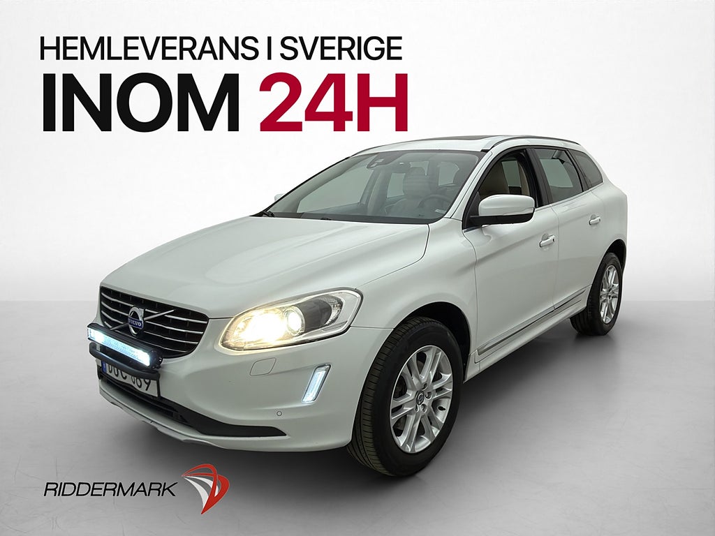 Volvo XC60 D4 AWD Summum Pano VOC Värm Navi Drag Välservad