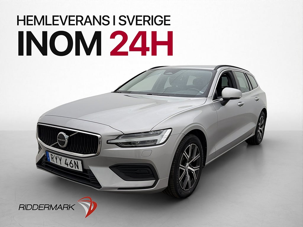 Volvo V60 B4 197hk Core Kamera Värmare Adaptiv-Fart Drag