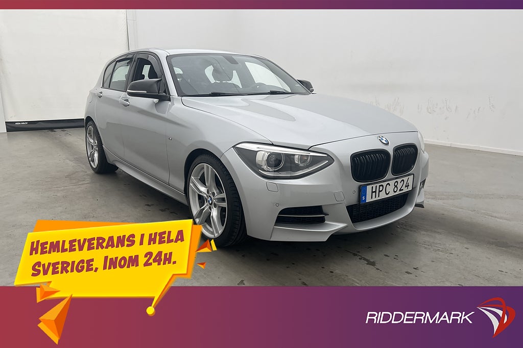 BMW M135i 320hk Sensorer HiFi Rattvärme Keyless Bluetooth