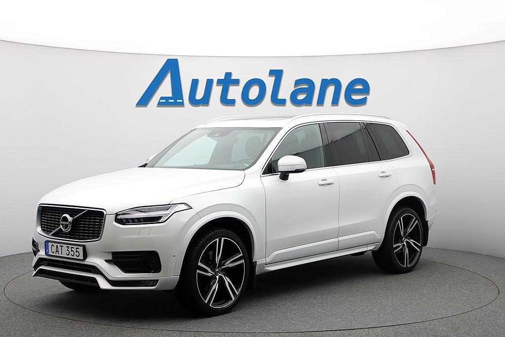 Volvo XC90 T5 AWD R-Design, B&W, Pano, 7-sits, HUD, 22" 250hk