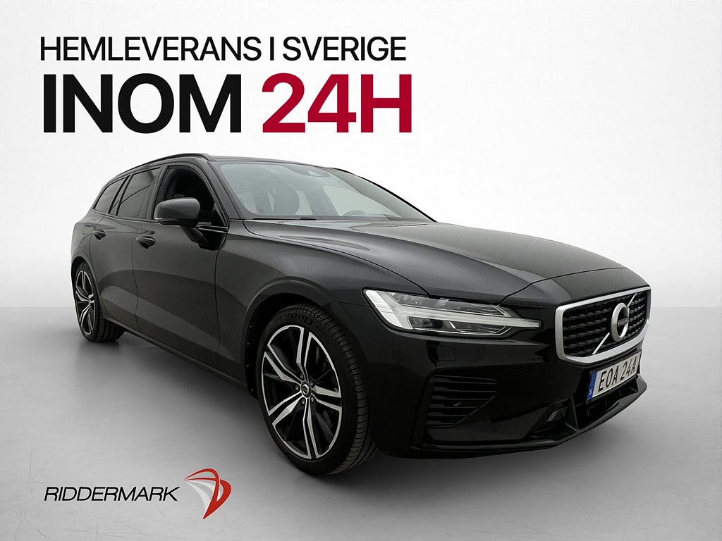Volvo V60 T8 AWD 392hk R-Design Drag Värmare CarPlay Navi