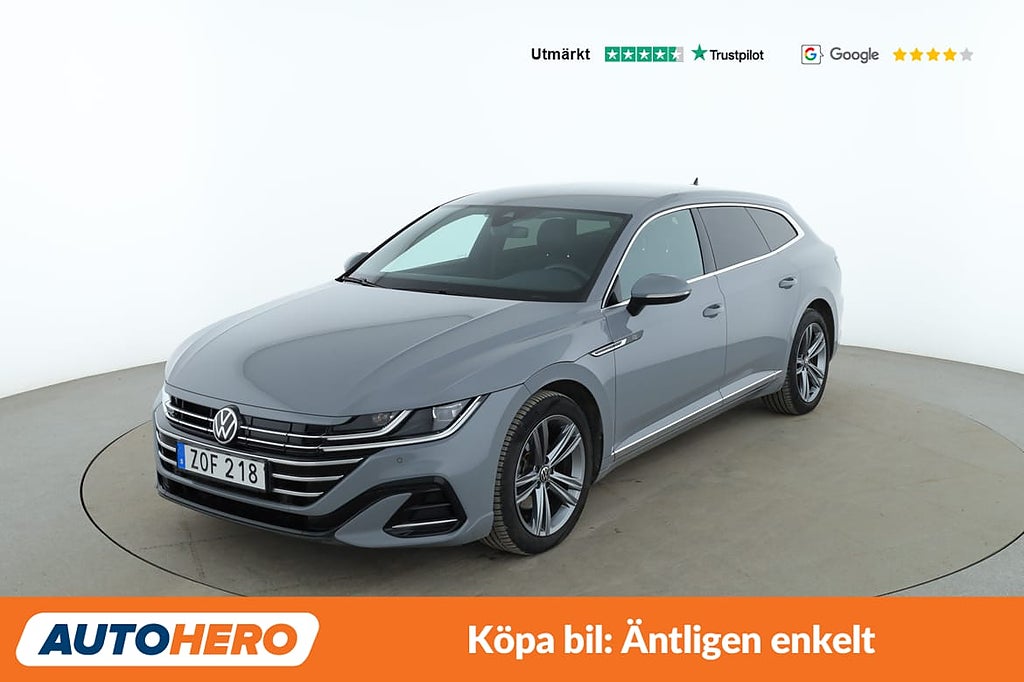 Volkswagen Arteon eHybrid Shooting Brake R-Line / Värmare, Dragkrok, Rattvärme