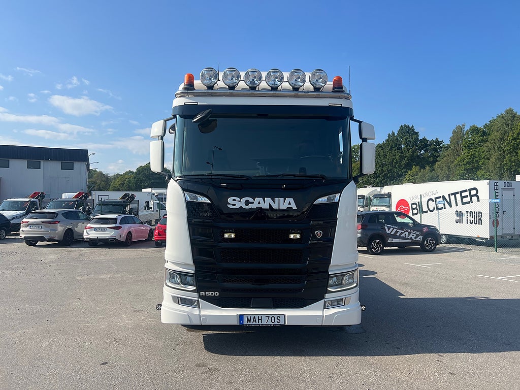 Scania R500 6x2*4 Lastväxlare inkl Schaktflak & Tippkärra