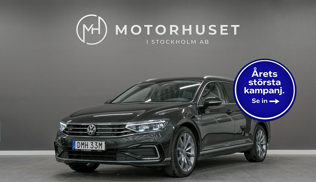 Volkswagen Passat Sportscombi GTE 1.4 TSI 218hk GTE CarPlay Cockpit Euro6