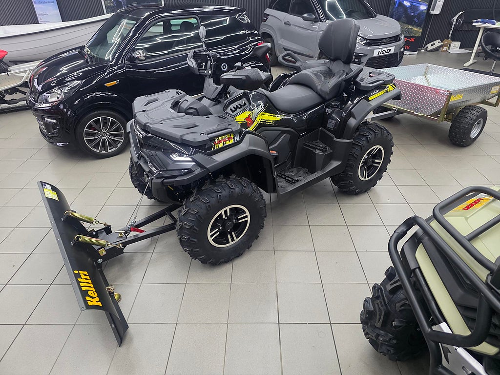 Loncin Xwolf 700 Lång Vagn & Plog Paketpris - Finans & Transport 