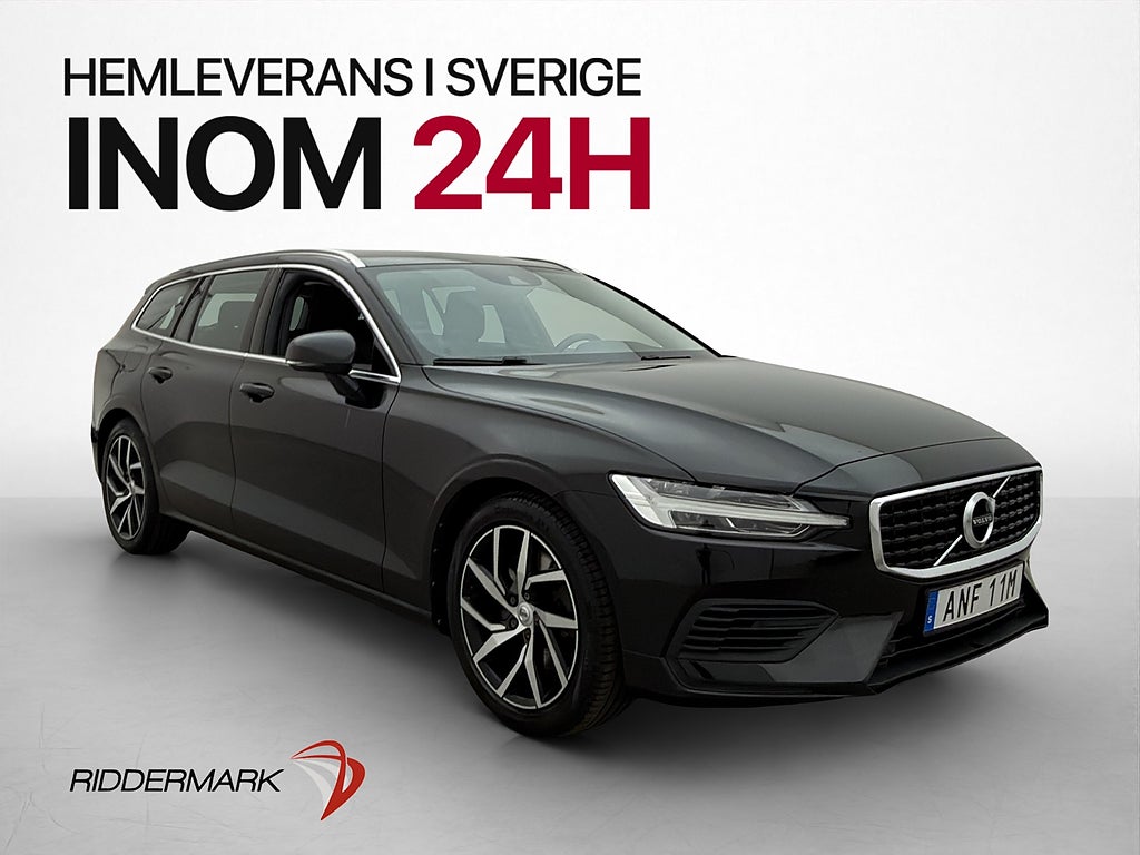 Volvo V60 T6 Twin Engine AWD Värmare Drag Kamera Navi Skinn