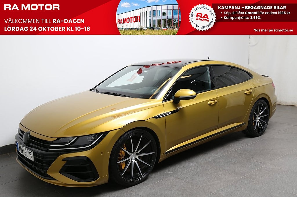 Volkswagen Arteon 2,0 TSI 390hk 4Motion GTR R-Line Pano 360-kam Drag Värm