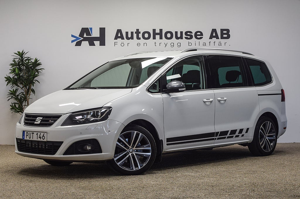Seat Alhambra 2.0 TDI 4Drive 7-Sits FR-Line Eldörrar Värmare Drag