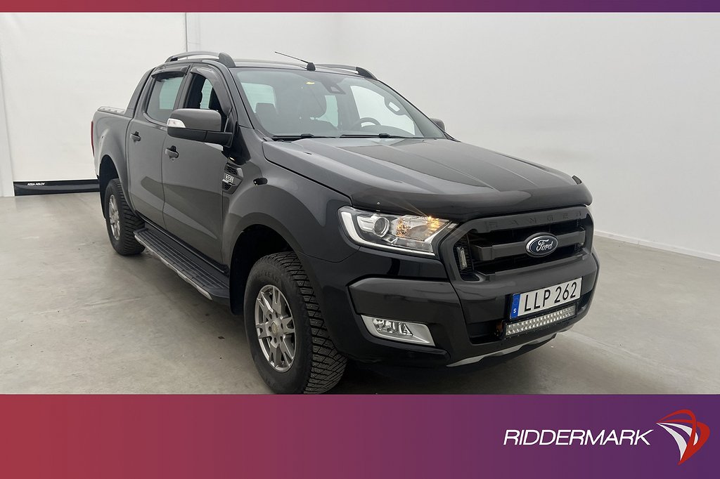 Ford ranger Wildtrak 3.2 4x4 Fjärr-Värmare Dragkrok Diff