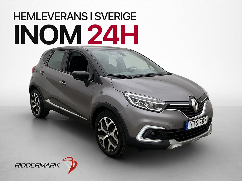 Renault Captur 1.2 TCe 118hk Intens Kamera Navi Svensksåld