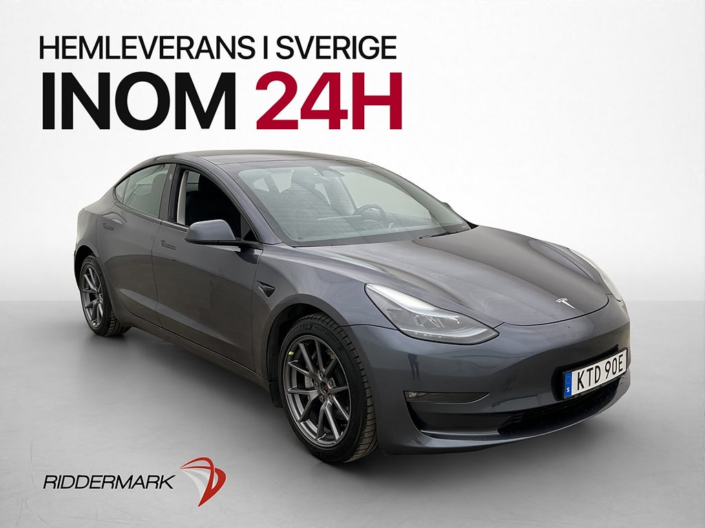 Tesla Model 3 Long Range AWD Autopilot Pano Svensksåld