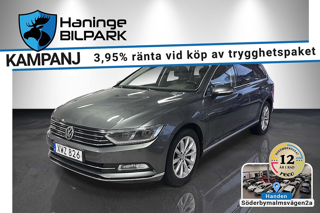Volkswagen Passat SC 2.0 TDI 190hk Pano 4M Carplay Skinn/SUPERDEAL 3,95% 
