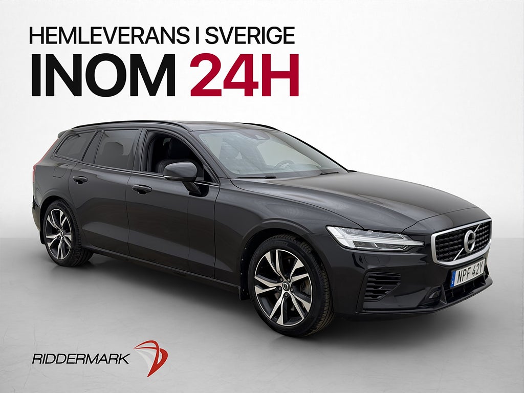 Volvo V60 T8 392hk AWD R-Design Pano Värm Drag Kamera VOC