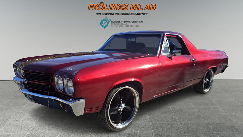 Chevrolet El Camino 350 TBI 4l60-Låda Rostfri 20"-Hjul FIN