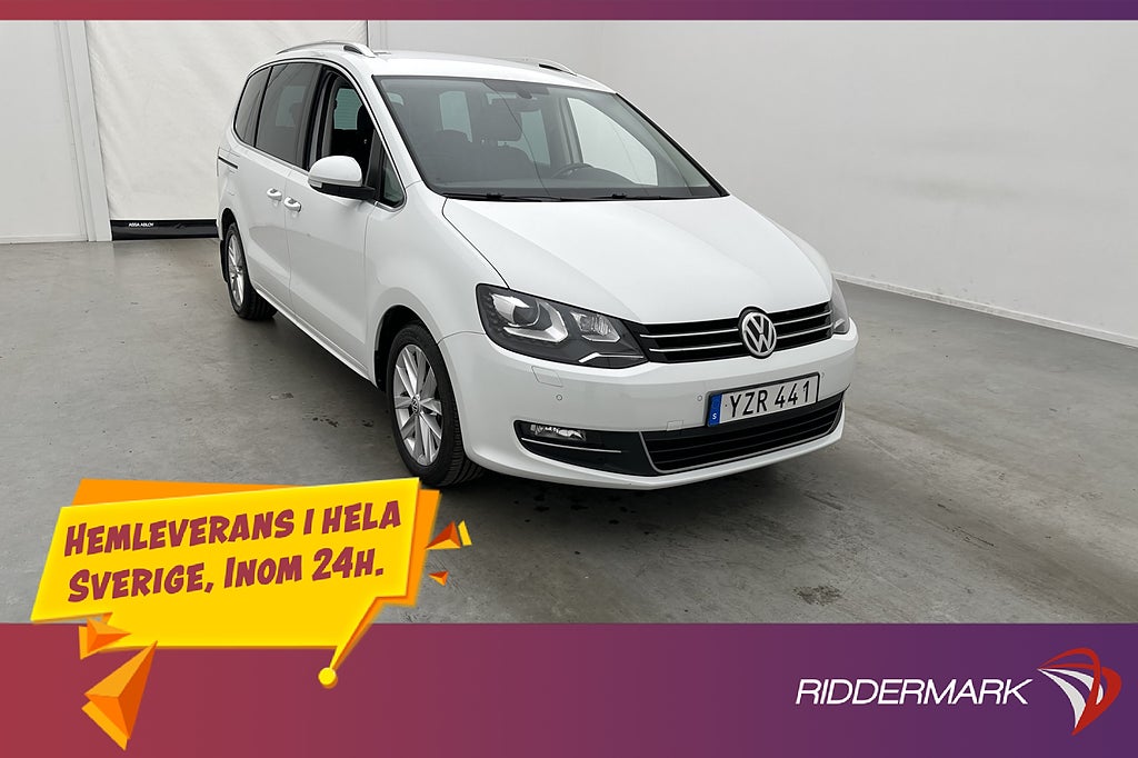 Volkswagen Sharan 2.0 TDI 4M 7-Sits Värmare Kamera Drag