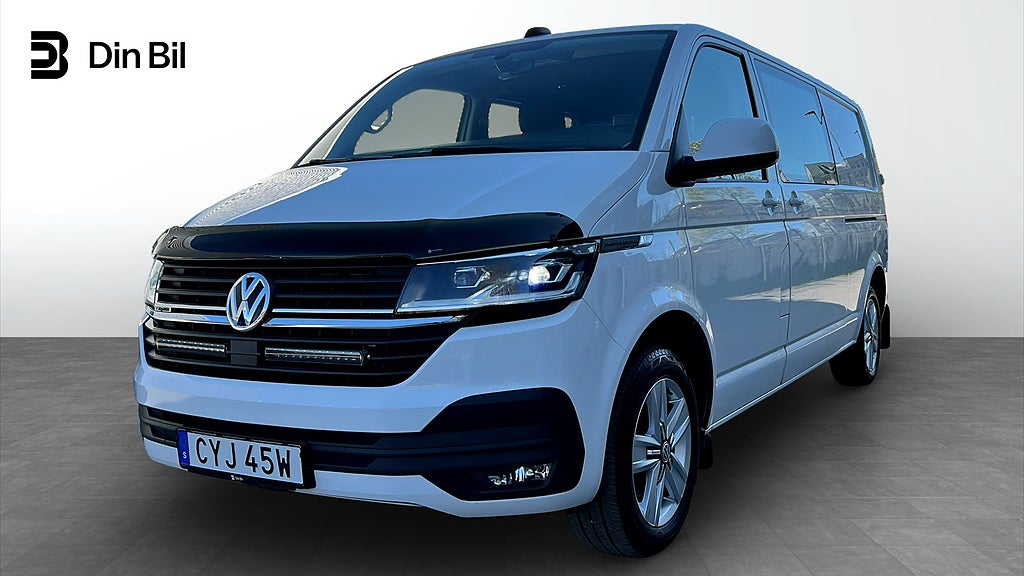 Volkswagen T5 Transporter Kombi lång hjulbas TDI150 DSG 4M 5 sits/Drag/Värmare