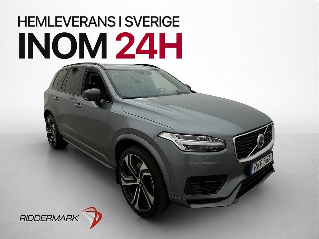 Volvo XC90 T8 AWD R-Design Pano B&W HUD Massage 7-Sits