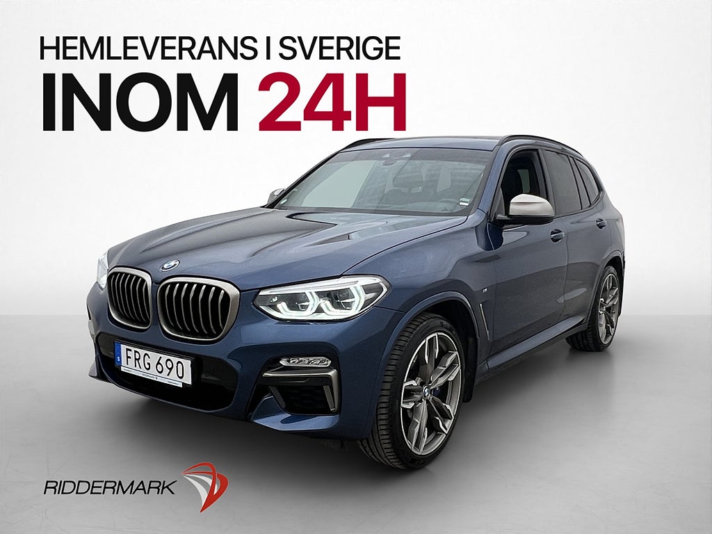 BMW X3 M40i M-Sport Drag HUD Panorama Display-Key Läder