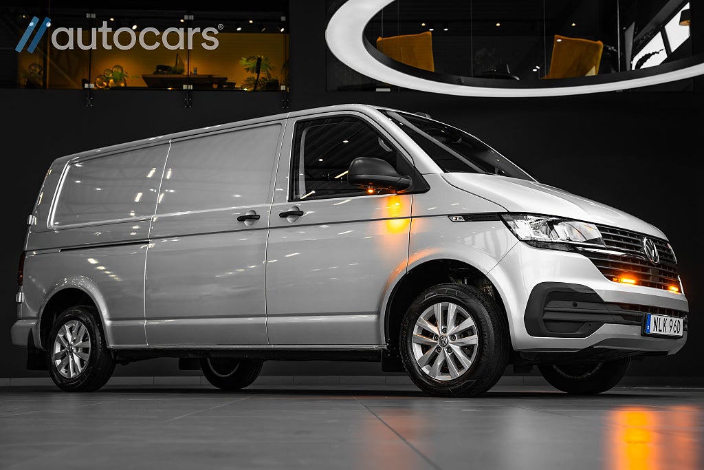 Volkswagen Transporter 150hk Lång|Leasbar|Kompressor|Inredd|Dubbla skjutdörrar