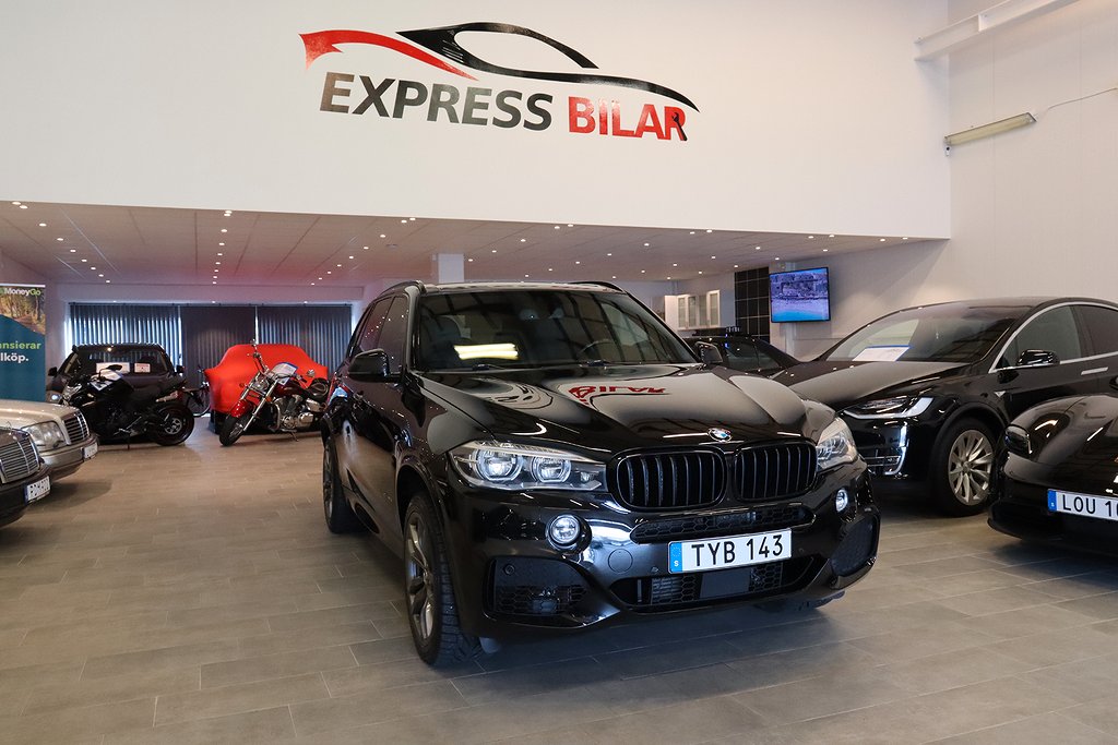 BMW X5 BMW X5 40d xDrive M Sport /HUD/H&K Nu besiktad