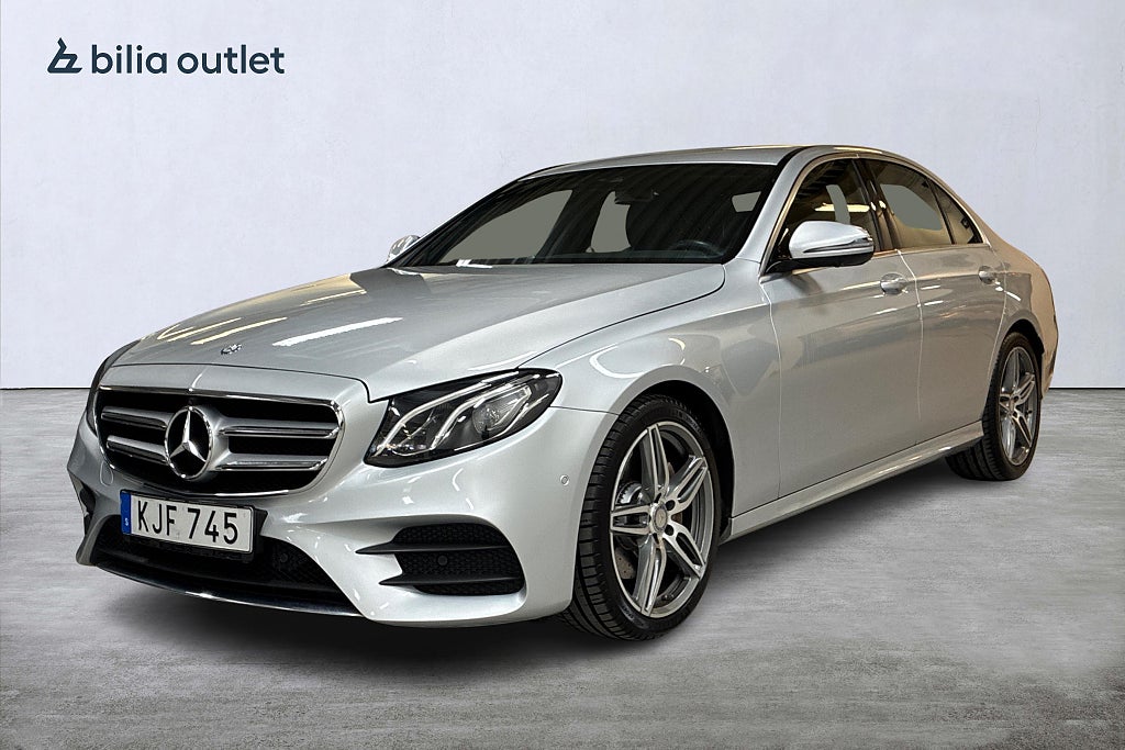 Mercedes-Benz E 220 d AMG 194hk Burmester Carplay Navi Drag 360° Widesc