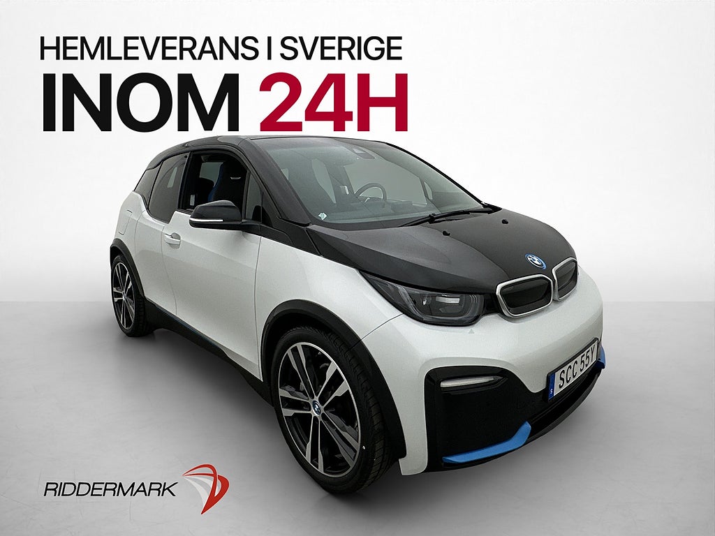 BMW i3s 120 Ah 183hk Comfort Advanced Värmepump Kamera Navi