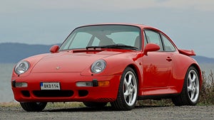 Bilen såldes som ny i USA 1995 och importerades till Sverige 2008. Foto: Bilweb Auctions