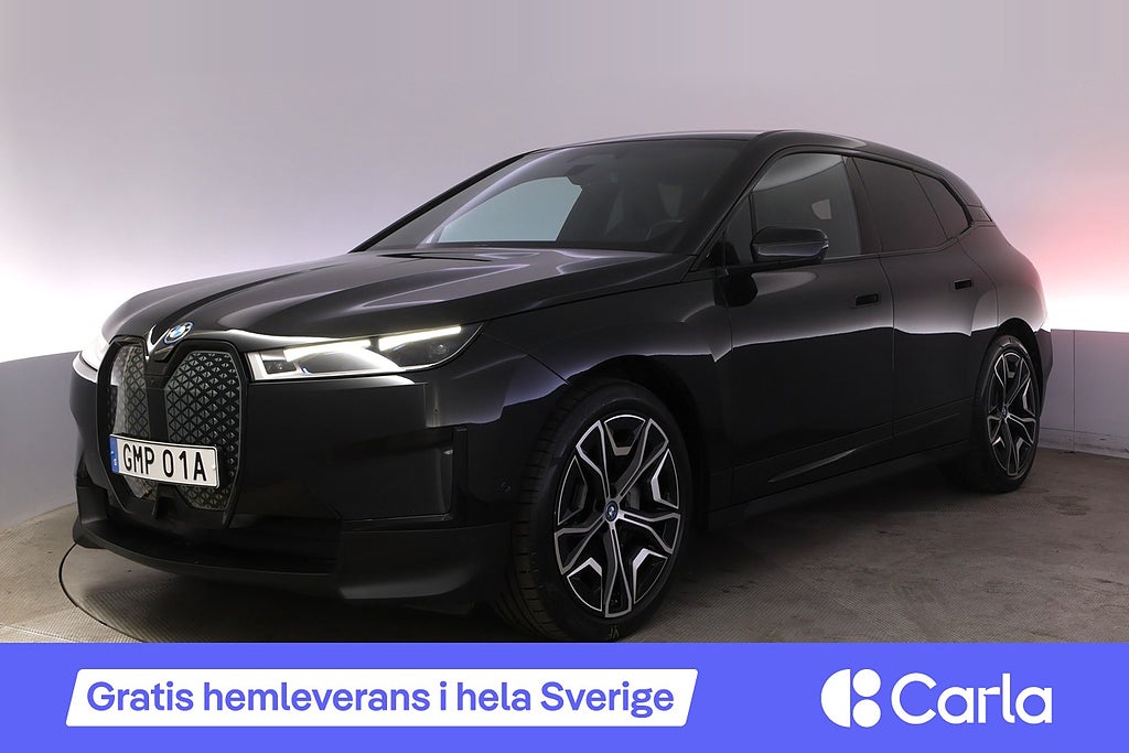 BMW iX xDrive40 Comfort 22'' fälg DAP Laser 360 H/K Drag