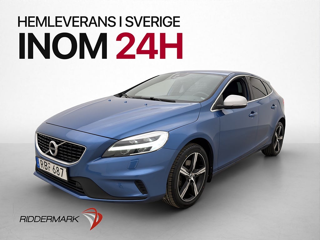 Volvo V40 T3 R-Design Drag Kamera Navi VOC Värmare