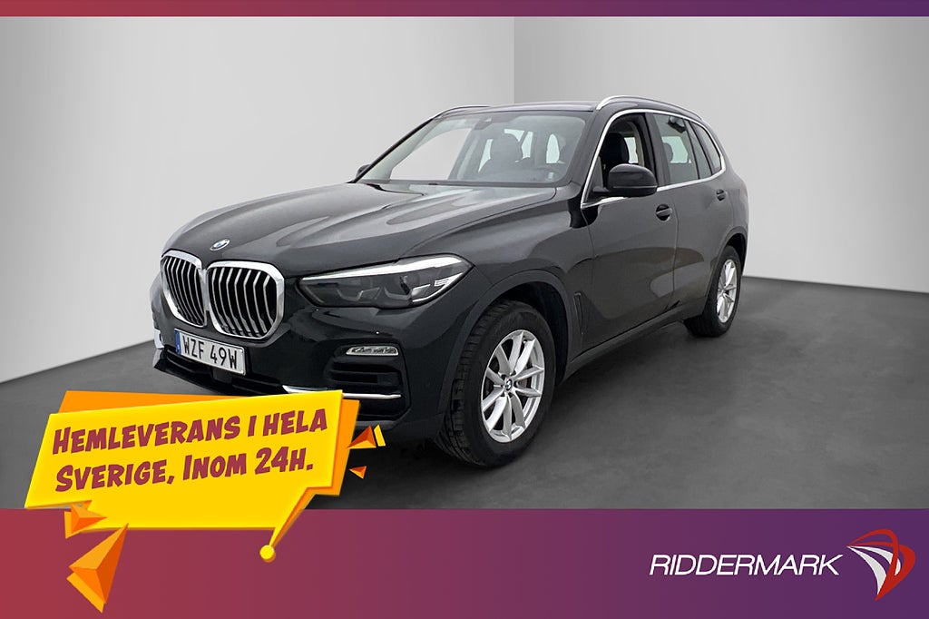 BMW X5 xDrive30d 265hk Värm Gesture Skinn HiFi Kamera Drag